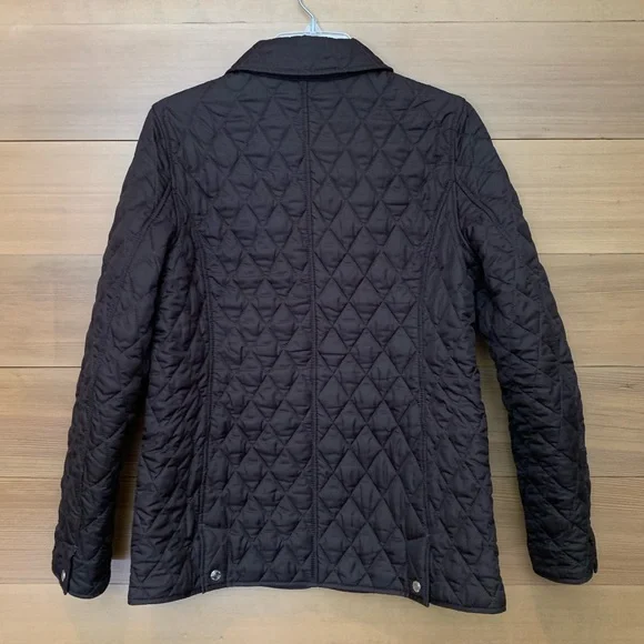 EUC LL Bean quilted riding jacket ladies regular small - Picture 2 of 6